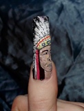Native American chief. 