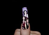 Halloween nail art. Charmed.