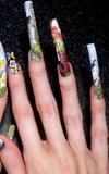 Garden theme nail art (May) 