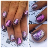 CND Shellac With Stamping