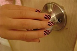 pink with black stripes