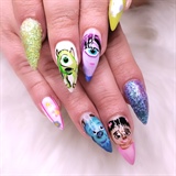 Monsters Inc.  Hand Painted