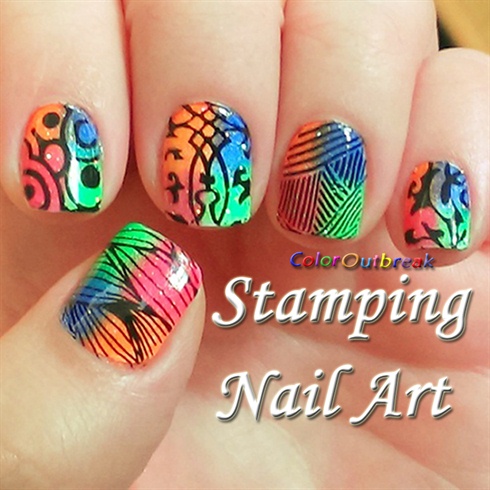 *Stamping Nail Art Designs Plate BP-21*