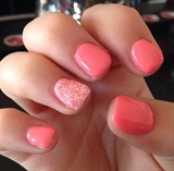Coral And Sparkle