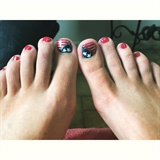 4th Of July Toes
