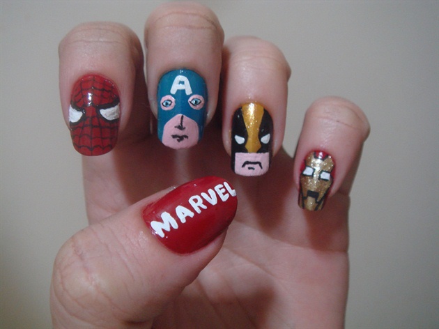 The Avengers  Nail Art Gallery