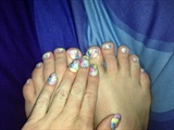Pastel Patchwork--Toes 