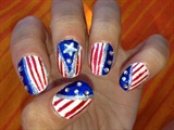 Independently Pretty--4th of July Nails