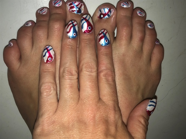 Independence Day in Whoville--Toes 