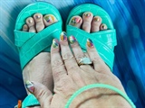 Pastel Summer Block Party--Toes 
