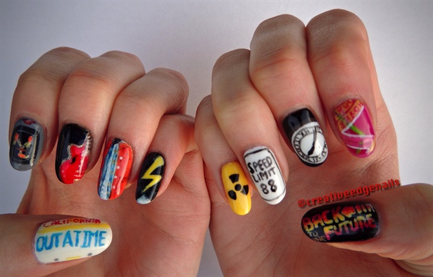 Back to the Future Nails