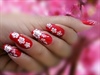 Freehand Floral Nail Art