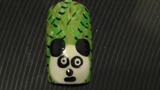 Panda nail Art