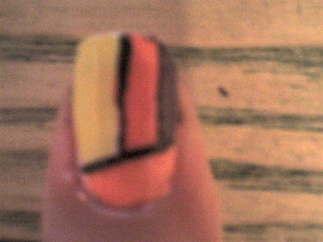 bright nail design