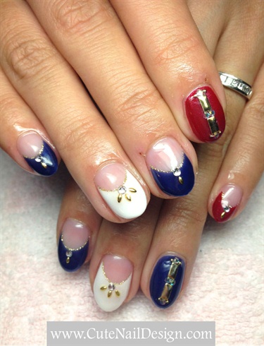 The US theme nails