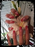 nail art fleur