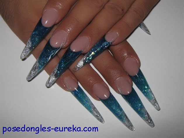 stiletto turquoise silver 2