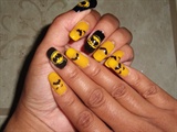 Batman nail art