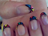Multicolor nail art