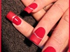 Red, with matte tips