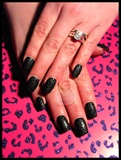Matte with Shiny Leopard Print