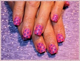 Pink Glitter, Purple Polka Dots!
