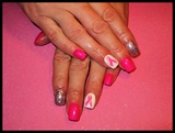 Pink Ribbon Nail Art