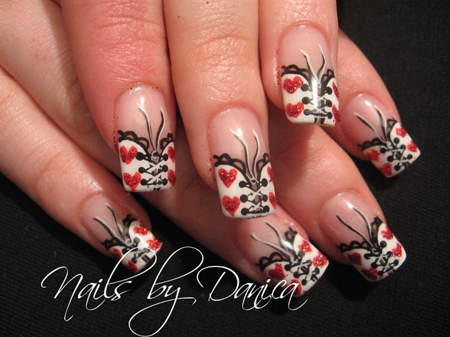 Mila&#39;s Valentine nails