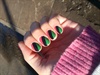 diagonal stripe nails!