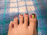Foot nail art