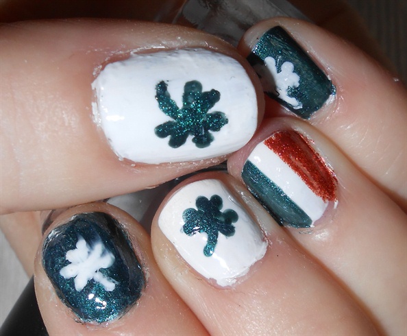 St Patrick&#39;s Day Nail Art