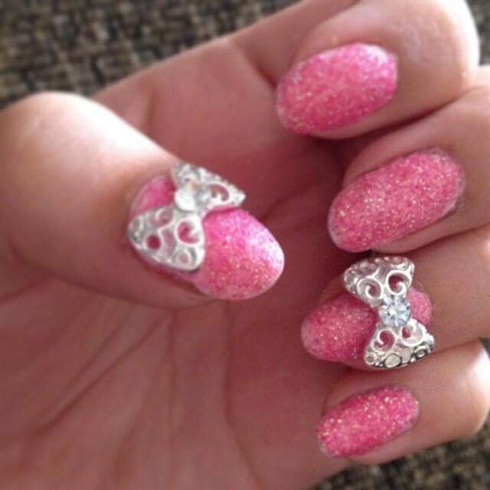 Pink Glitter And Charms