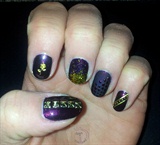 Jaipur (by W.I.C. Her&#244;me)+nail art gold