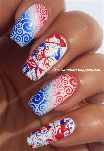 Red, white and blue