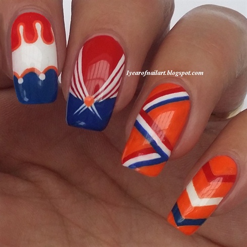 Holland nails (World Cup 2014)