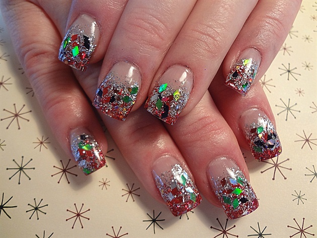 It's a Chunky Christmas - Nail Art Gallery