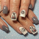 Rudolph and Snowflakes