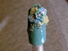 Fimo-cane Flower Bouquet Nail Art Sample