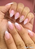 Simple Baby Boomer Nails