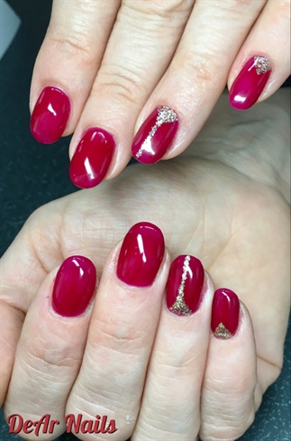 Wine Red Nails