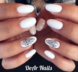 White With Tribal Nails!