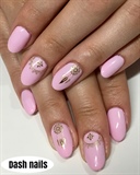 Dream Catcher On Baby Pink Nails 
