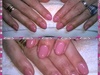 soft pink nails