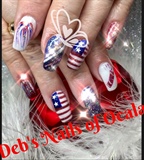 Red White And Blue Bling