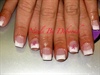 Pink &amp; white w/ hand painted pink ribbon