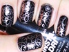 Silver and Black stamping