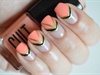Coral French Tips