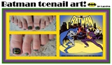 Batman toenails