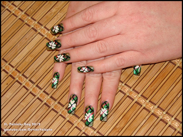 St. Patrick's Day Nail Art with Leprechauns - wide 7