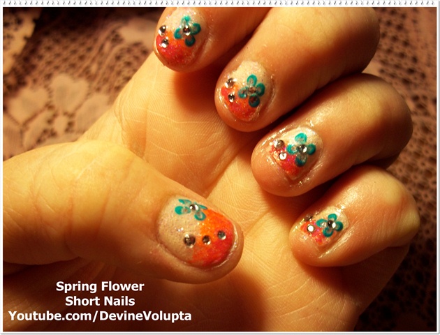 1. Spring Floral Nail Art Design - wide 3